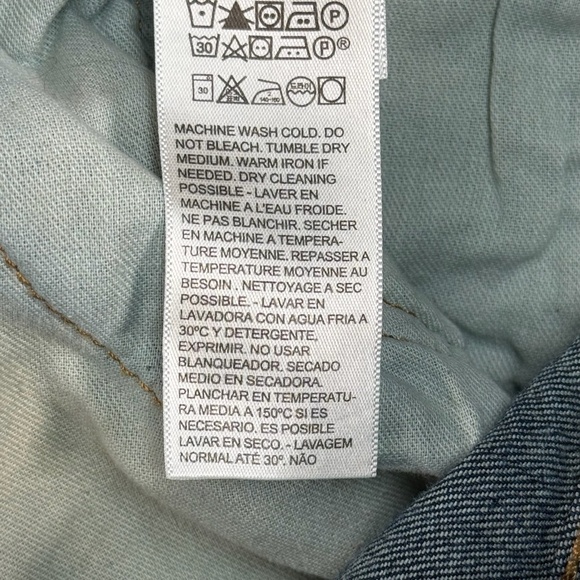 Levis 569 Straight Leg Jeans Mens Size 38 X 32 Dark Wash Modern Loose Fit - Picture 5 of 13